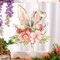 Juexica Easter Door Sign Bunny Ear Hanging Door Decor Easter Flower Wooden Sign Wall Hanging Decorations for Front Door Wood Porch Decor Wall Pediments